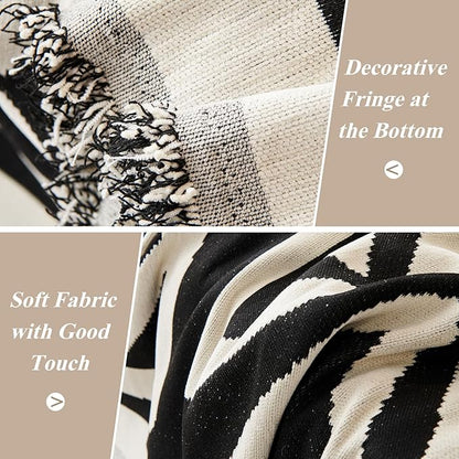 STACYPIK Boho Triangle Couch Cover for Dogs Non-Slip Sofa Cover for 3 Cushion Couch Sofa Beige Black Sectional Couch Cover Pet Furniture Protector Covers Reversible Anti Slip Loveseat Cover-91X134IN