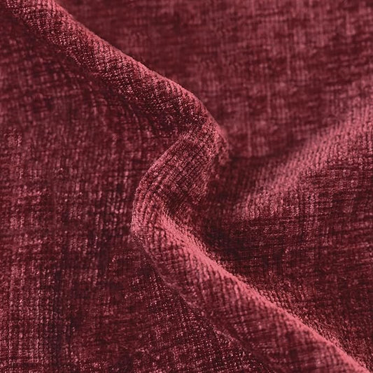 CaliTime Throw Pillow Covers Decorative 16 X 26 Inches Pack of 2 Cozy Chenille Cushion Cases for Couch Sofa Bed Living Room Home Burgundy