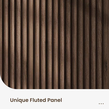 Buffet Cabinet with Storage, Fluted Multifunctional Storage Cabinet with 2 Doors, Sideboard Cabinet with Doors Modern Buffet Table Accent Coffee Bar Console Table,fluted buffet cabinet