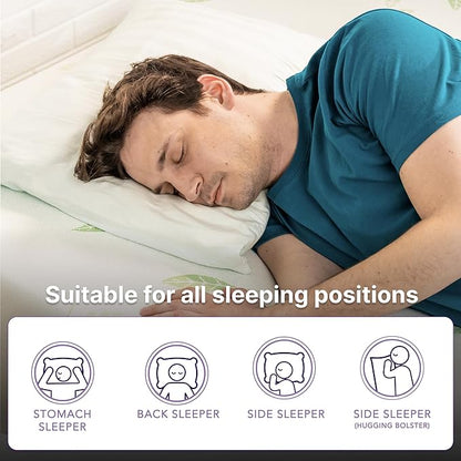 NapQueen Full Size, 12 Inch Anula Green Tea Infused Memory Foam Mattress, Bed in a Box, CertiPUR-US Certified Mattress