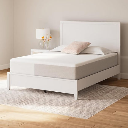 Signature Design by Ashley California King Size Cool Max 12 Inch Medium Plush Cooling Gel Infused Memory Foam Mattress for Pressure Relief, Fiberglass Free, Mattress in A Box