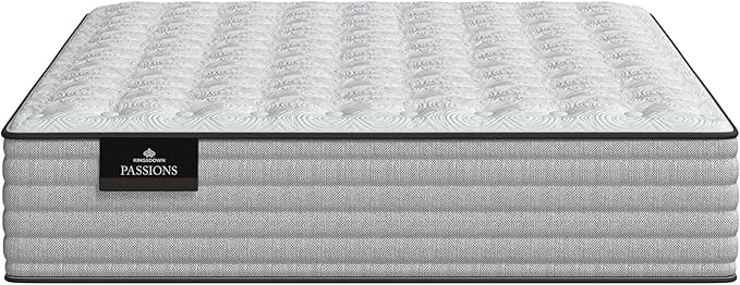 Kingsdown Passions Aspiration 14" Firm Hybrid Mattress, Queen, Tan