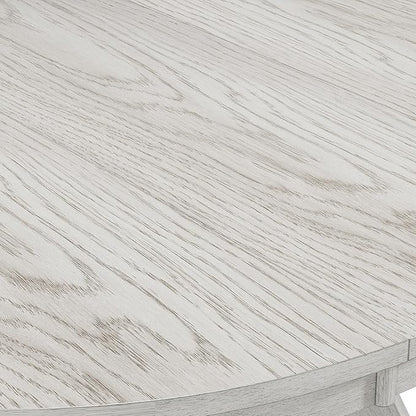 Solid Wood Dining Table, Part of Dining Table Set, Mix and Match Table & Chair Sold Separately for Dining Room, Kitchen, Grey