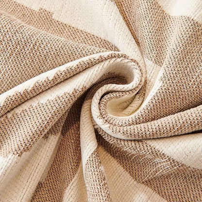 STACYPIK Reversible Khaki Beige Couch Cover Boho Couch Cover for Dogs with Tassels Anti-Slip Furniture Protector for 2 Cushion Couch Versatile Sofa Protector Washable Loveseat Cover Decor-71X90IN