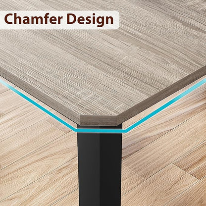78.7 Inch Long Computer Desk, Large Industrial Office 2 Person Desk Workstation, Study Writing Wide Table,Modern Style Laptop Desk Tables for Home Office Bedrooms