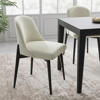 Casaphoria Wood Kitchen Table Set with 6 Chairs, 79" Rectangle Dining Kitchen Table & Chairs Set for 4-6, Modern Farmhouse Dining Table for Living Room, Easy Assembly, Black