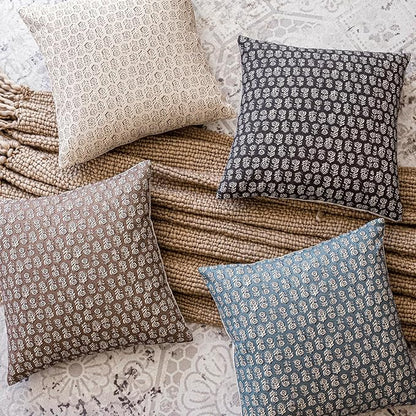 Foindtower Set of 2 Decorative Floral Long Body Lumbar Throw Pillow Covers Vintage Accent Farmhouse Cushion Covers Neutral Home Decor for Sofa Couch Chair Bedroom Living Room Outdoor,14×36 Inch,Brown