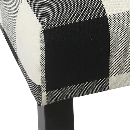 HomePop Parsons Dining Chair - Black Plaid (Set of 2)