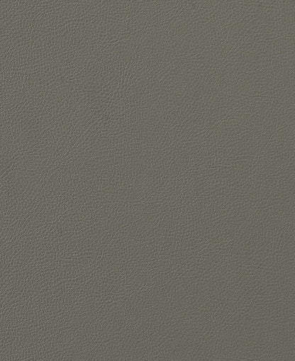 Armen Living Madrid 26" Counter Height Swivel Modern Gray Faux Leather and Brushed Stainless Steel Bar Stool for Kitchen Island Counter