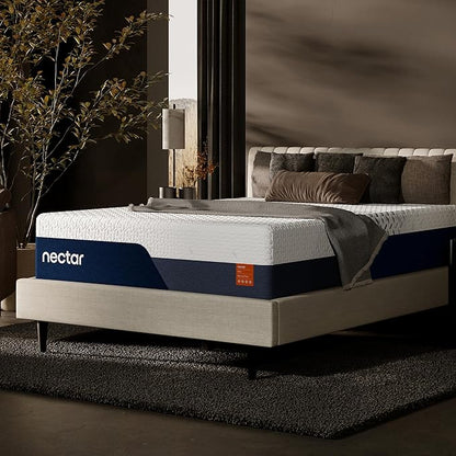 Nectar Ultra 15“ Twin XL Mattress - Medium Firm - Cooling Fibers & Temperature Regulating Material - 4” Pressure Relief Layer - Zoned Ergonomic Support Layer - 365-Night Mattress Trial
