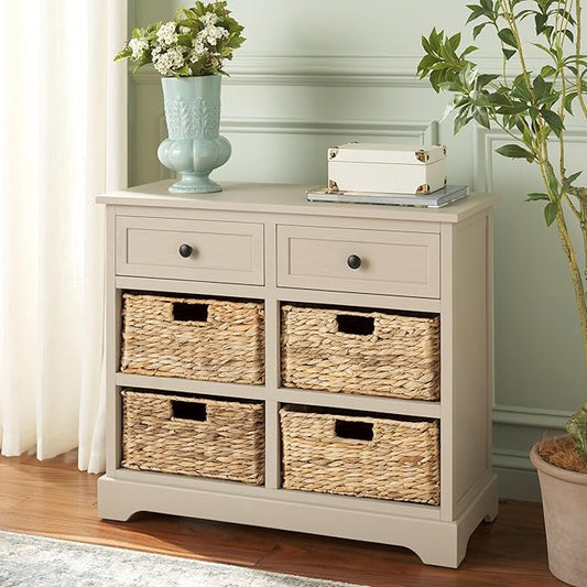 SAFAVIEH American Homes Collection Herman Vintage Grey Storage Unit