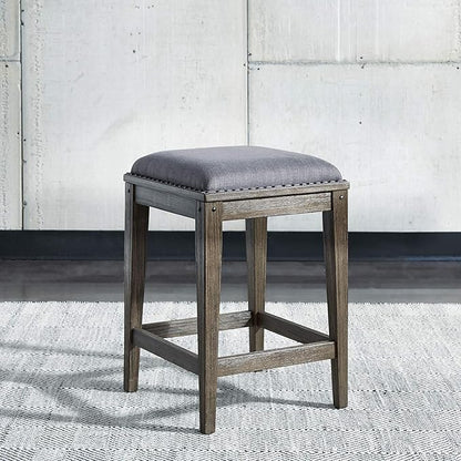 Liberty Furniture Industries Sonoma Road Console Stool, W17 x D17 x H26, Light Brown