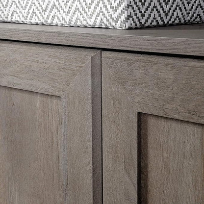 Sauder Select Book Shelf, Bookshelf with Storage, Library Bookcase with Doors and Adjustable Shelves, in Mystic Oak
