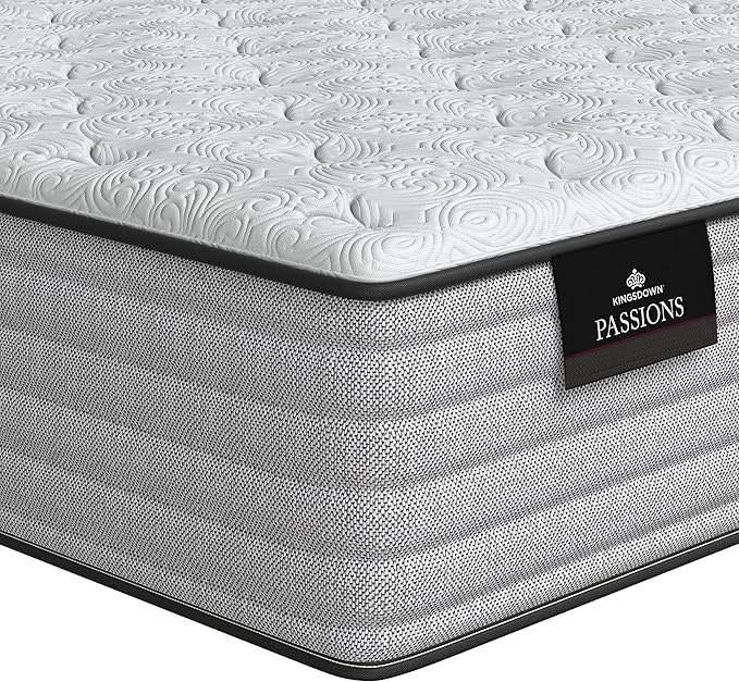 Kingsdown Passions Aspiration 14" Plush Hybrid Mattress, California King, Tan