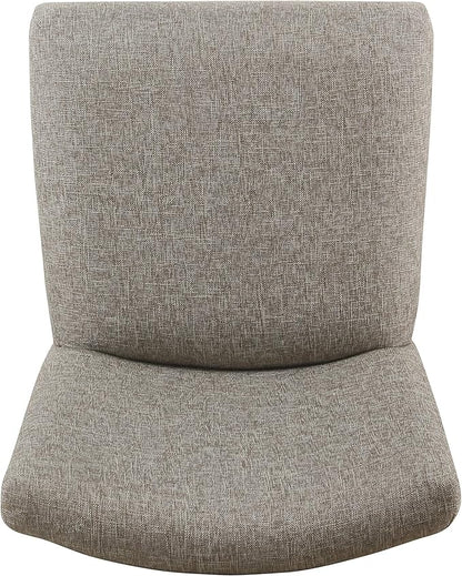 Homepop Home Decor | Backless Nailhead Trim Counter Height Bar Stools | 24 Inch Bar Stools | Decorative Home Furniture (Sterling Gray)