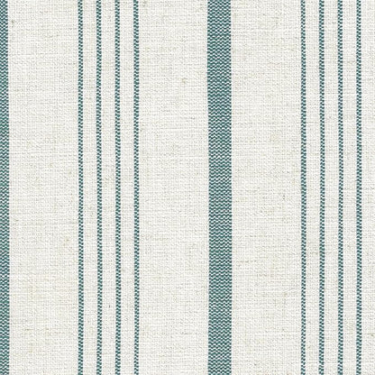 HomePop Curved Back 24" Barstool - Blue Calypso Stripe