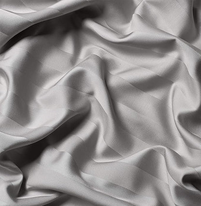 Twin Sheets by Pure Bamboo, Genuine 100% Organic Viscose Derived from Bamboo Bed Sheet Set, Luxuriously Soft & Cooling, Double Stitching, Lifetime Quality Promise (Twin, Jacquard Silver)