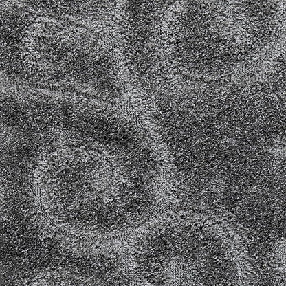 SAFAVIEH Area Rug 8x10 - Florida Shag Collection - Large - Grey, Scroll Design, Non-Shedding & Easy Cleaning, Plush Thick Pile, Ideal for Living Room, Bedroom, Dining Space (SG455013)