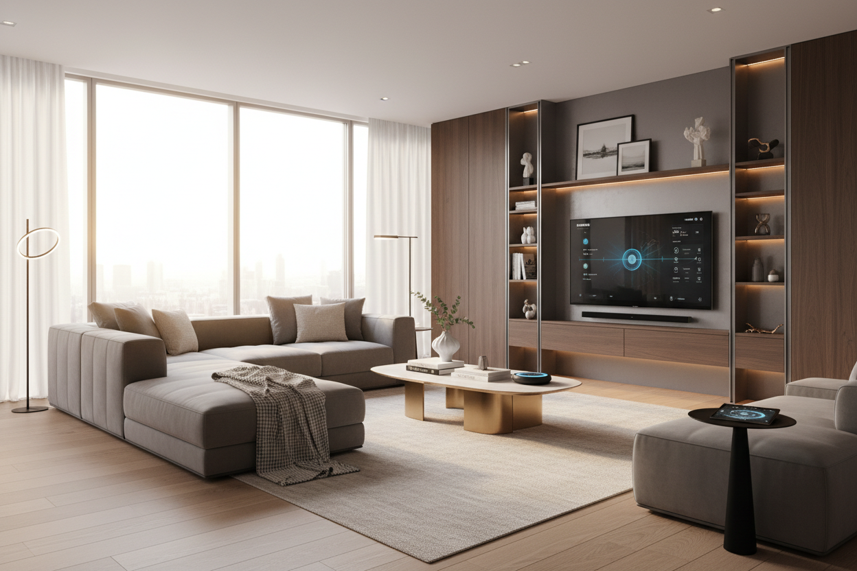 Home Living shop name, Home tech and furniture